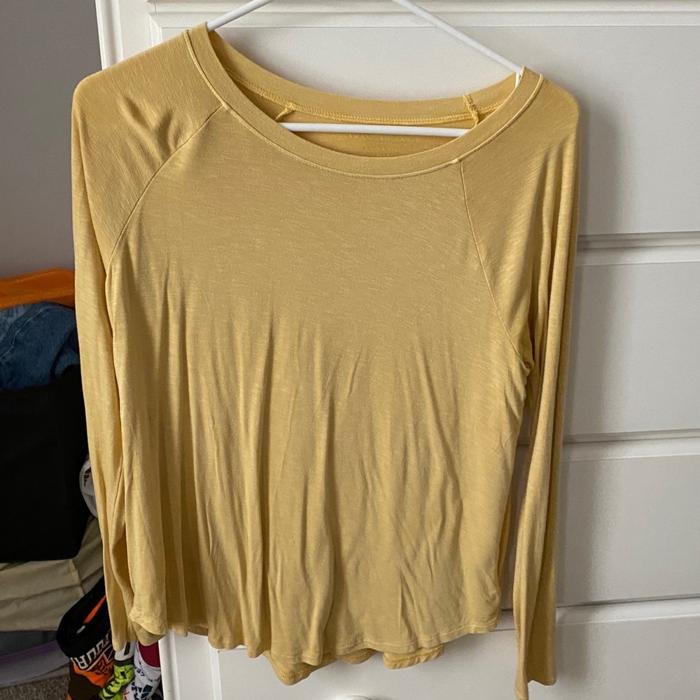 Yellow Long sleeve Top